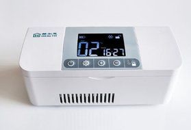 TOPCHANCES Mini 3&#039;&#039; inch Car Refrigerator Insulin Cooler 2-8&deg;C Refrigerated Box Drug Reefer N3