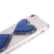 iPhone 7 Plus Case,Case for iPhone 7 Plus,ikasus Flowing Liquid Floating Hourglasses Love Heart Bling Glitter... N30