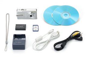 Canon Powershot SD20 5MP Ultra Compact Digital Camera (Silver) N6
