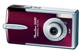 Canon Powershot SD20 5MP Ultra Compact Digital Camera (Silver) N7