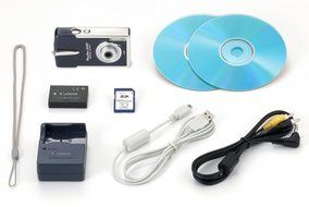 Canon Powershot SD20 5MP Ultra Compact Digital Camera (Silver) N8