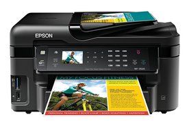 Epson WorkForce WF-3520 Wireless All-in-One Color Inkjet Printer, Copier, Scanner, 2-Sided Duplex, ADF, Fax. Prints... N3