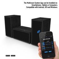 Multiroom Audio System - 3 Speaker Package - Includes 1 Master Speaker + 2 Satellite Speakers N4