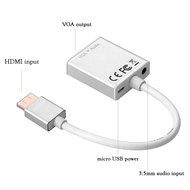 SIENOC 2 Packs Display Port DP Male to HDMI/F Connector Adaptor Pack of 2 Color Black N14