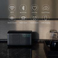 GGMM E3 Wireless WiFi/ Bluetooth Speaker with LED Alarm Clock &amp; Smart USB Charging port, Featuring Airplay, DLNA... N7