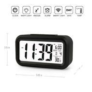 Digital Clock Morning Clock Low Light Sensor Technology Light On Backligt When Detect Low Light Soft Light That... N5