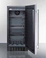 Summit SPR316OS 15&quot; Outdoor and Commercially Approved Compact Refrigerator with 3 cu. ft. Capacity Factory Installed...