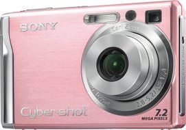 Sony Cybershot DSCW80 7.2MP Digital Camera with 3x Optical Zoom and Super Steady Shot (Pink) (OLD MODEL) N8