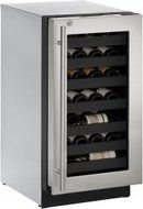 U-Line U3018WCS00B 18" Modular 3000 Series Built In Wine Captain With 31 Wine Bottle Capacity, Stainless Steel