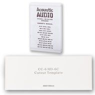 Acoustic Audio CC6 In-Wall 6.5" Center Channel Speakers In Ceiling 600 Watt 2CC6 N4