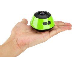 360 Degree HD Action Camera - 360 Degree, 1/4 Inch CMOS Sensor, 1280x1024, Mobile Support, SD Recording N3