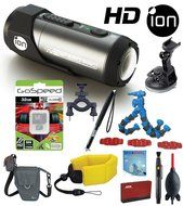 iON Speed Pro WIFI Action Camera w/ Automotive and Bike Mounts, + iON Adhesive Pack, 32GB Memory Card, iON Adhesive... N2