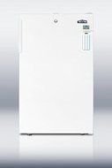 Summit CM411LPLUSADA ADA compliant 20&quot; wide refrigerator-freezer for freestanding use with a traceable thermometer... N2