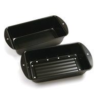 Norpro 2 Piece Nonstick Meatloaf Bread Pan Set