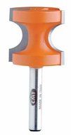 CMT 854.509.11 Bull Nose Bit, 1/2-Inch Shank, 1/2-Inch Radius, Carbide-Tipped by CMT