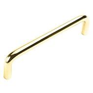 Hickory Hardware PW555-PB 4-Inch Cabinet Wire Pull, 4-Inch, Polished Brass by Hickory Hardware