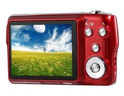 Amkov 800-Oe 2.7" Tft Lcd Screen Digital Camera With 4X Digital Zoom &amp; 3X Optical Zoom (Red) Produced by YSK N2