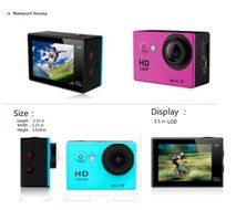 Updated Camorcoder 1080P WIFI Sports Camera with 2 Inch LCD Display 12MP 170&deg; Wide Angle+ Full HD Micro Sports... N2