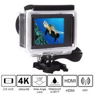 MARVUE MA30 4K WIFI Sports Action Camera FULL HD 1080P 60fps 16MP Waterproof Digital Video Recorder (WHITE) N21