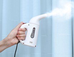 Ultimate Mini Handheld Steamer - 60 Seconds to Wrinkle Free Clothing! 800 Watts - Compact &amp; Light - Fast Heating... N3