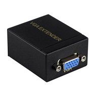 Alloet New RJ45 To VGA Signal Extender 60M Transmitter Receiver Adapter
