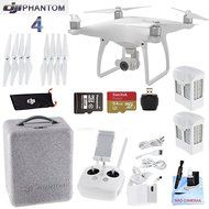 DJI Phantom 4 Package - Includes 2 Intellegent In Flight Battery + Extra 64GB Micro SD Memory Card