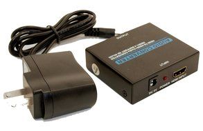 MyCableMart HDMI (4K) Pass-thru Audio Extractor, 3.5mm, Coax &amp; Toslink Audio &amp; HDMI OUT N2