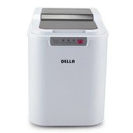 Della Portable Ice Maker Machine High Capacity, Yields up to 26 Pounds of Ice Daily -Silver N3