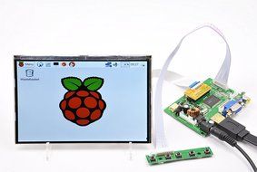 Makerfire Raspberry pi 7 inch High Resolution 1280*800 IPS LCD Display Module Kit