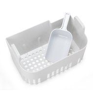 Della Portable Ice Maker Machine High Capacity, Yields up to 26 Pounds of Ice Daily -Silver N5