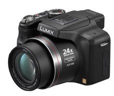 Panasonic Lumix DMC-FZ47K 12.1 MP Digital Camera with 24xOptical Zoom - Black (OLD MODEL) N3