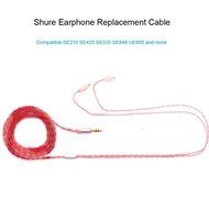 For SE215 SE425 SE535 SE846 UE900 Shure Headphone Replacement Cable 5N OCC Crystal Silver Plated DIY Cord for... N31