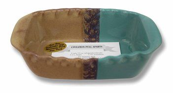 Clay In Motion Handmade Ceramic 1.25 Quart Loaf Pan - Island Oasis