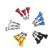 YUYIKES&trade; Aluminum Thumb Knob Stainless Bolt Nut Screw for GoPro Hero 4 3+ 3 2 1 Cameras Black N2