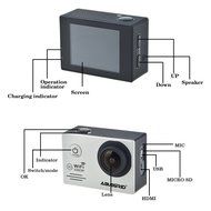 ABLEGRID AG5000 WIFI Novatek 96658 14MP 2.0&quot; LCD 1080P 170 Degree Wide Angle Sports DV Waterproof Action Camera... N4