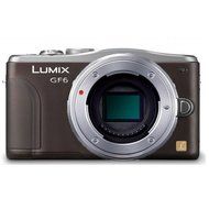 Panasonic Lumix DMC-GF6 Mirrorless Micro Four Thirds Digital Camera Body Only (Brown)