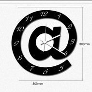 MuLuo Letter Wall Clock Silent Wall Stickers Watches Decorate For Office&amp;Bedroom&amp;Kids Room