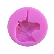 Mr.S Shop 3D Unicorn Silicone Mold Soap Chocolate Fudge Mold Cake Decoration Baking Kitchen Tools ,Small Size