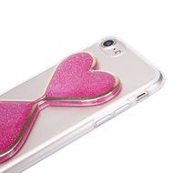 iPhone 7 Plus Case,Case for iPhone 7 Plus,ikasus Flowing Liquid Floating Hourglasses Love Heart Bling Glitter... N33