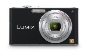 Panasonic Lumix DMC-FX33K 8.1MP Digital Camera with 3.6x Wide Angle MEGA Optical Image Stabilized Zoom (Black) N12