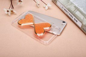 iPhone 7 Plus Case,Case for iPhone 7 Plus,ikasus Flowing Liquid Floating Hourglasses Love Heart Bling Glitter... N36