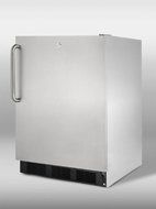 5.5 cu.ft Commercial Built In All-Refrigerator in All Stainless Steel and Lock FF7LBLCSS by Summit N2