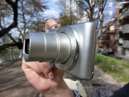 CASIO digital camera EXILIM EX-ZS180SR wide-angle lens 24mm optics 12 times zoom silver