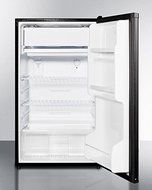 Summit FF433ES 19&quot; Energy Star Compact Refrigerator with 3.6 cu. ft. Capacity Adjustable Thermostat Crisper Drawer... N3