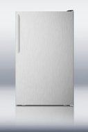Summit CM421BLXBISSHVADA 4.1 cu. ft. Capacity 19.88&quot; Wide Compact Refrigerator Vertical Thin Handle ADA Compliant... N4
