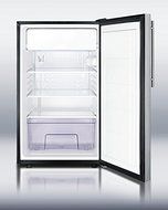 Summit CM421BLXBISSHVADA 4.1 cu. ft. Capacity 19.88&quot; Wide Compact Refrigerator Vertical Thin Handle ADA Compliant... N5