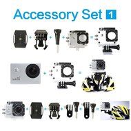 Mira-Tech Waterproof Action Camera 12MP 1080P HD with 2 Batteries and Free Accessories Kit (Wifi Silver) N5