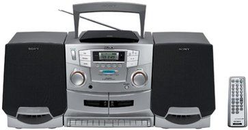Sony CFD-ZW755 Portable CD / Cassette / Radio Boombox with Detachable Speakers