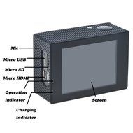 ABLEGRID&reg; AG9000X 30-meter Waterproof 16MP 2.0 inch WIFI Ultra-HD 4K Sports Action Camera with 170&deg; wide Angle... N12