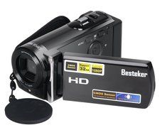 Camera Camcorders, Besteker Portable Digital Video Camcorder Max. 16.0 Megapixels HD 720P DV 2.7 Inches TFT LCD... N6